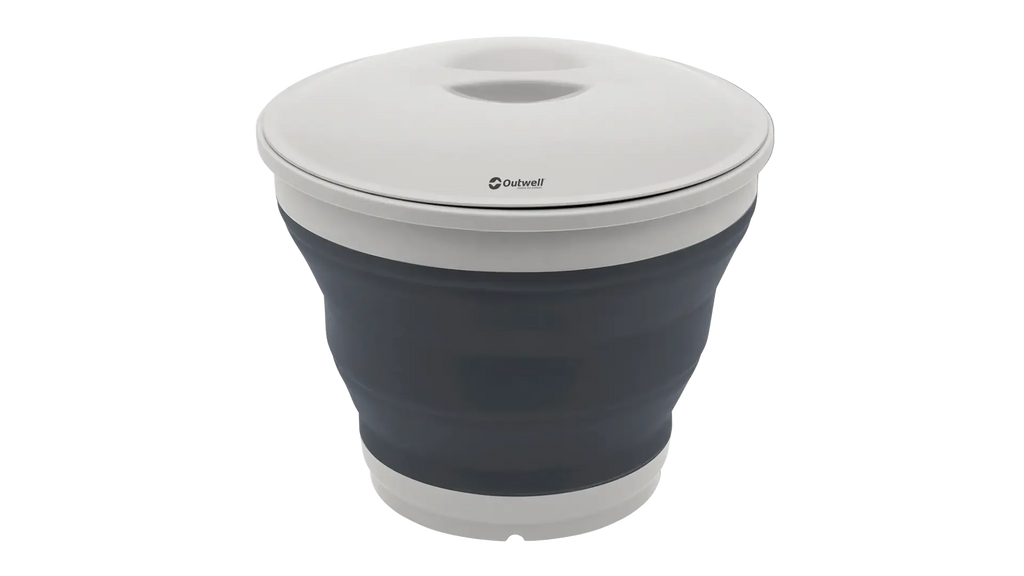 Outwell Collaps Round Bucket with Lid -  Navy Night