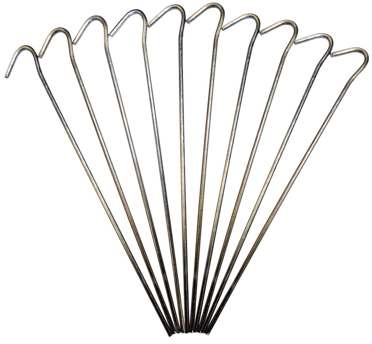 Steel 9 / 23cm Roundwire Pegs x 10 Pegs